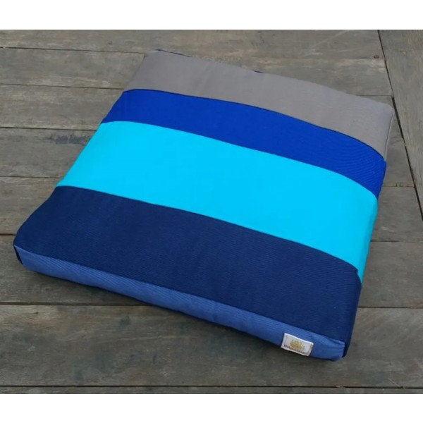 Almofada Meditação Baixa Azul