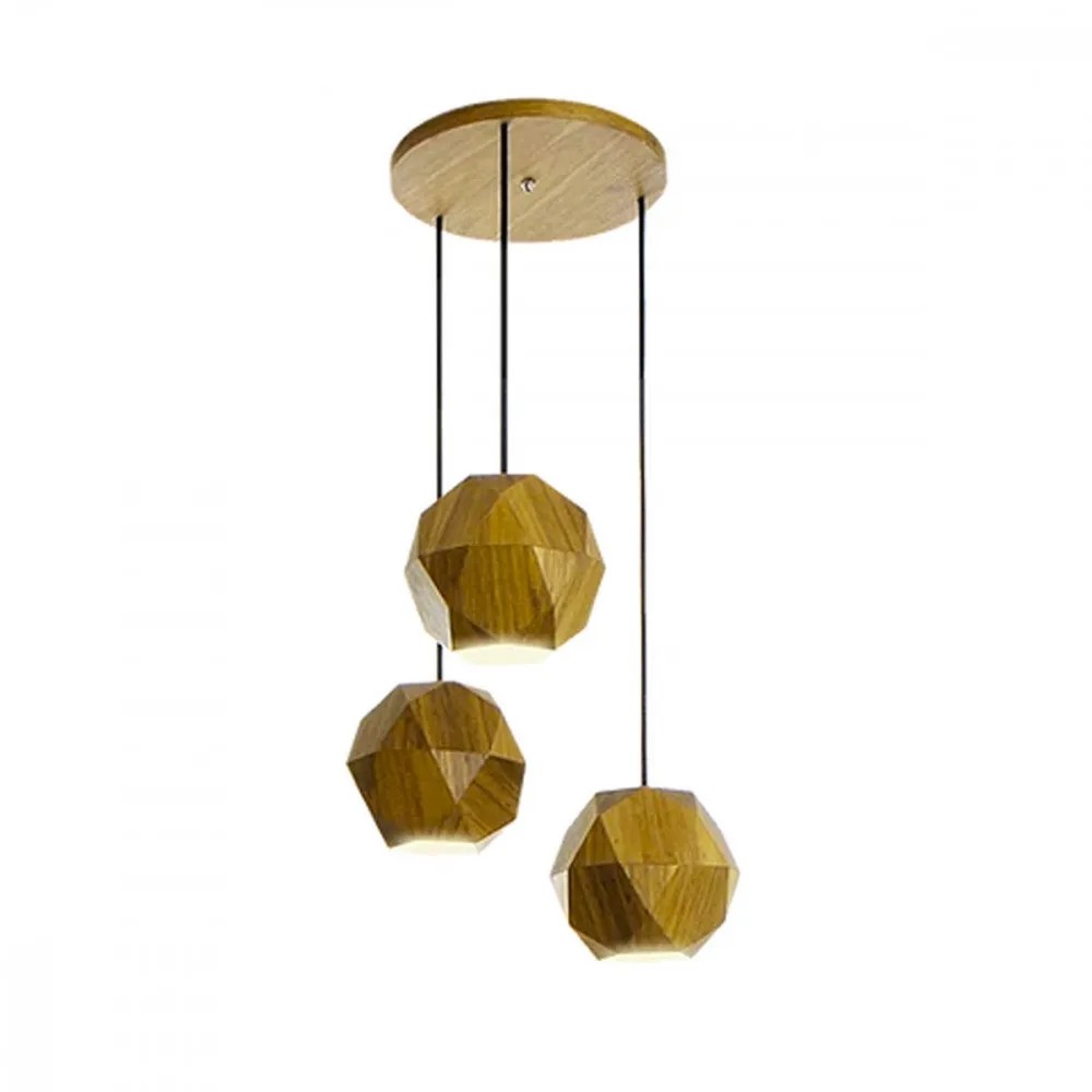 Luminária Icosi Tripla