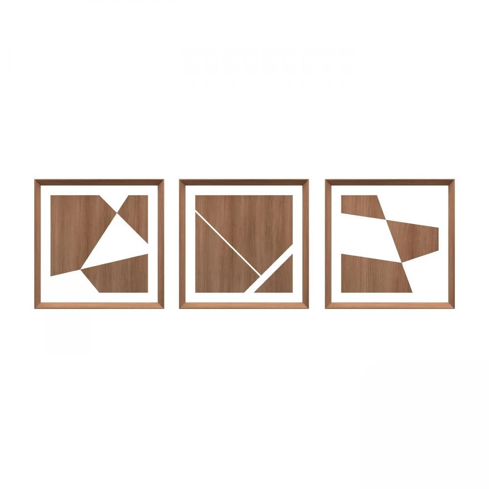 Trio de quadros - Coleção Gestalt