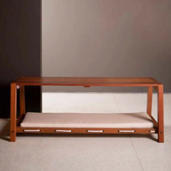 Banco Pet  Lanati - madeira maciça Jatobá