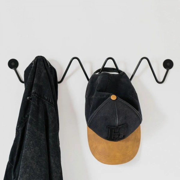 Cabideiro Zorro - 2 cores - Aço Carbono - Design Autoral Brasileiro