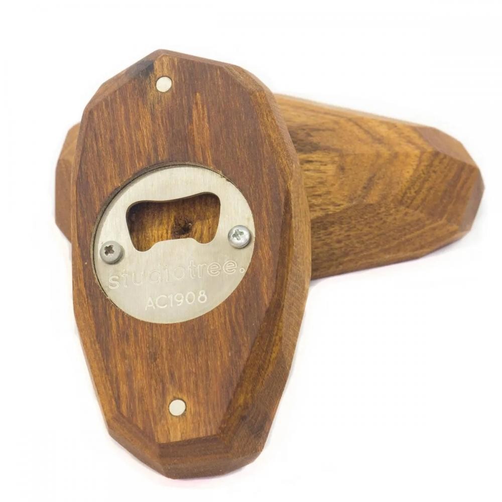 Abridor Casulo - Madeira - 11x6x5 - Design Autoral Brasileiro