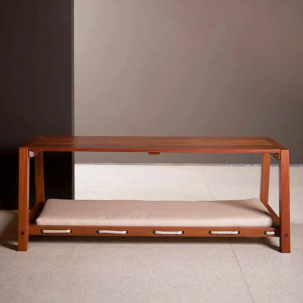 Banco Pet  Lanati - madeira maciça Jatobá