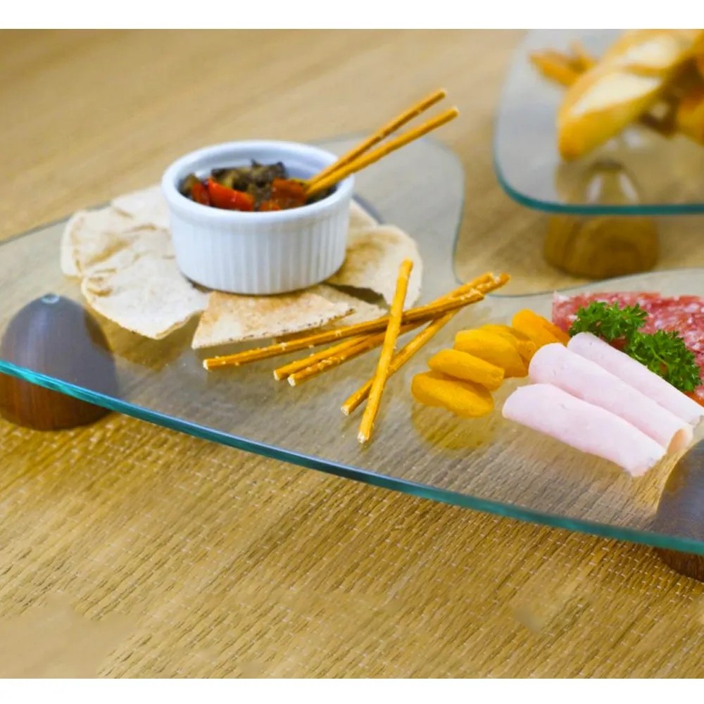 Bandeja Pão de Açúcar Teca