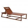 Espreguiçadeira  Lanati - madeira maciça Jatobá