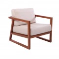Poltrona Lanati encosto Corda - madeira maciça Jatobá