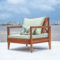 Poltrona Mood braços Altos- Madeira Maciça em  Jatobá