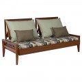 Sofá Mood braços baixos - Madeira Maciça em  Jatobá